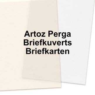 Artoz Perga Briefkuverts und Briefkarten