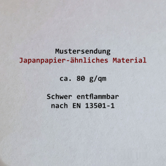 Detailfoto von konzept-shop.de - zeigt die Struktur und Transluzenz des Japanpapierähnlichen Materials